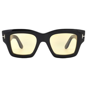 Tom Ford Ilias Yellow Photochromatic Square Mens Sunglasses FT1154 01E 50
