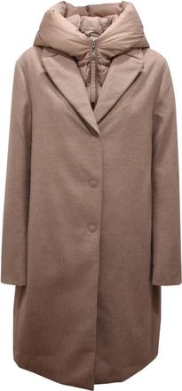 Duno Mw 544E Artemide Prato Winterjas - Dames - Dons jassen - Beige - XL - Leer - Jassen