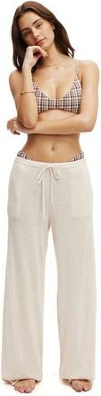 Cotton On Womens Isla Knit Relaxed Pant in Sand at Nordstrom, Size Xx-Small