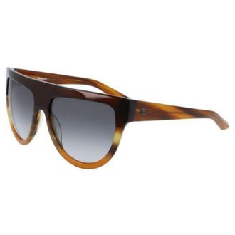 Dragon Ladies Brown Rectangular Sunglasses DRDUSKLL259