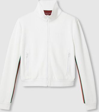 24AW new/GUCCI インターロッキングGジャケット Jacket White Gucci Maxi GG Denim Jacket With Web 'Ivory' 693205-XDB2G-9207