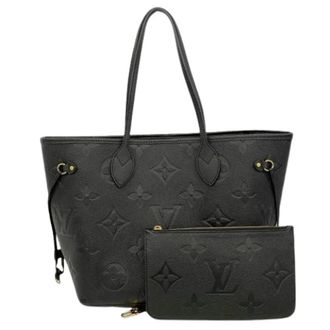 Louis Vuitton Pre-owned Tote Bags, female, Black, Size: ONE SIZE Pre-owned Neverfull MM Tote Bag