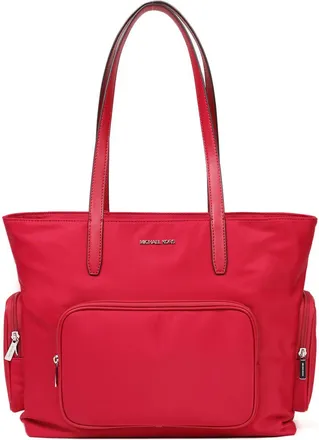 Michael Kors Khai Grote Multifunctionele Pocket Tote Rood