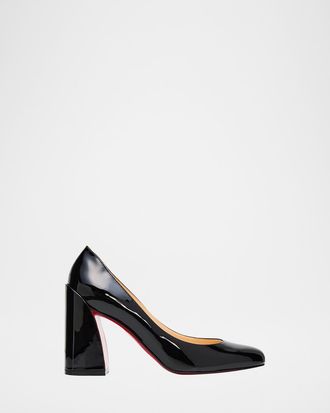 Christian Louboutin 85mm Miss Jane Patent Leather Pumps