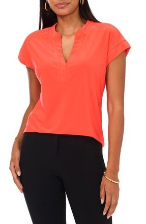 Chaus Jersey Top in Tiger Lilly at Nordstrom, Size Medium