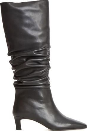 Alohas Kalila Boots - Dames - Laarzen met Hak - Zwart - 40 EU - Leer - Schoenen