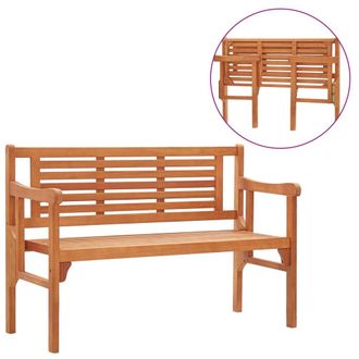 vidaXL Furniture Limited - Banco De Jard&iacute;n Plegable De Madera Maciza De