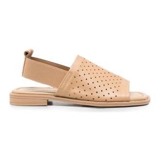 Sergio Moretti Schoenen, Dames, Beige, 40 EU, Leer, Firenze Sandalen