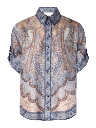 Zimmermann WANDERLUST SHORT-SLEEVED SHIRT - Zimmermann - Woman