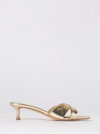 Michael Kors Cassidy Mules in Python Print Laminated Leather