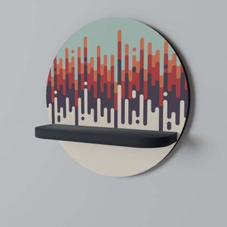 OEM Estante Redondo Negro Chroma Contours