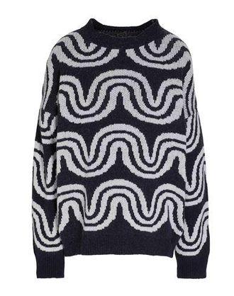 8 by YOOX WOOL BLEND JACQUARD OVERSIZE JUMPER