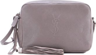 Saint Laurent Lou Camera Bag Leather Small crossbody bag - Grijs