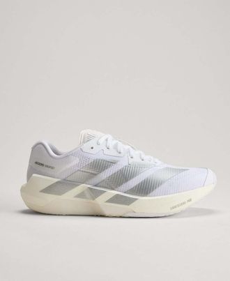 adidas adidas Performance Adizero Dropset Pro sneakers da training bianche e argento-Bianco