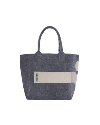 Isabel Marant Black Logo Tote Bag