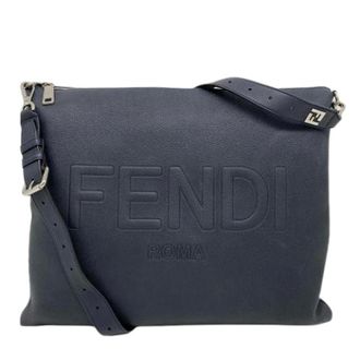 Fendi Pre-owned Cross Body Bags, male, Blue, Size: ONE SIZE Pre-owned Vintage Shoulder Bag