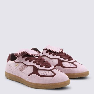 Alohas Suede Lace-Up Sneaker - Pink