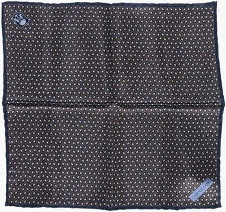 Corneliani Paisley Patterned Satin Pocket Square size Unica