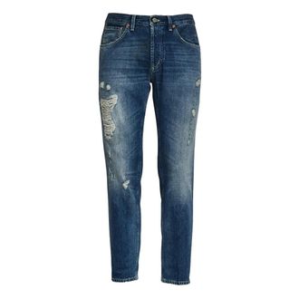 Dondup Slim-fit Jeans, male, Blue, Size: W33 Slim-fit Jeans