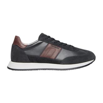 Nero Giardini Sneakers in Pelle e Camoscio - - Shoes - Uomo - Blu - 45 EU