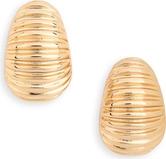 Ettika Caterpillar Stud Earrings in Gold at Nordstrom Rack