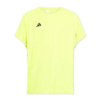 adidas Training T-Shirts, male, Yellow, Size: 2XL Logo T-Shirt