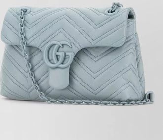 Gucci nappa leather gg marmont small shoulder bag