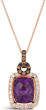 Le Vian Ladies Amethyst Necklaces set in 14K Strawberry Gold