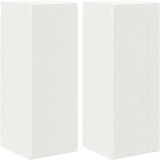 vidaXL Mueble De Tv Montado En La Pared 2 Pcs 30 X 31 X 80 Cm Vidaxl