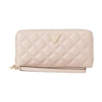 Guess Wallets & Cardholders, female, Beige, Size: ONE SIZE Giully Large Zip-Around Wallet
