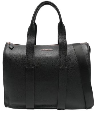 Alexander Smith top handle leather tote bag - Nero