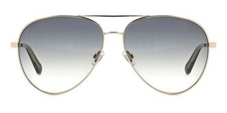 Fossil FOS 2140/G/S Asian Fit 3YG/9K Womens Sunglasses Gold Size 59