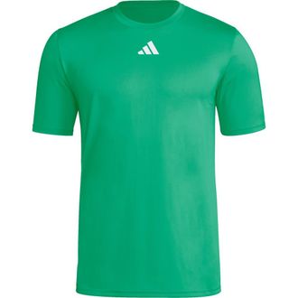 adidas Short Sleeve Pregame T-Shirt in Team Green/White at Nordstrom Rack, Size Xx-Large