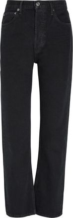 A Gold E Agolde 90s Pinch Waist Straight-leg Denim Jeans - Black - 29 (W29 / UK12 / M)