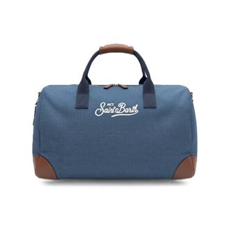 MC2 Saint Barth Structured Duffle Bag with Leather Accents