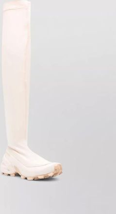 Maison Margiela printed over-the-knee boots