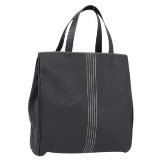 Loewe Pre-owned Canvas Tote Bag - Dames - Vintage Shopper - Zwart - ONE Size - Leer - Vintage