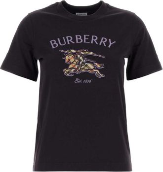 Burberry Black Crew Neck T-Shirt