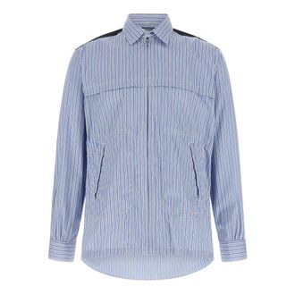 Junya Watanabe Cotton Poplin Shirt - male - Junya Watanabe - Casual Shirts - Blue - XL - Shirts