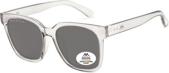 Montana Eyewear MP72 Polarized MP72B Mens Sunglasses Clear Size 54