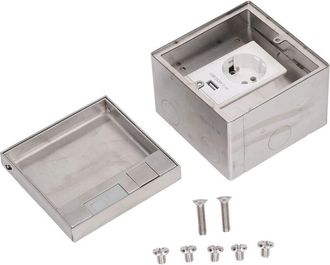 OEM Caja De Enchufe Empotrada Oculta, Toma De Corriente Integrada, Toma De Corriente Empotrada, Toma De Corriente De Suelo Con Puerto Usb, Enchufe Europeo