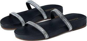 Kaanas Womens Alanis Double Diamond Sandals In Black+