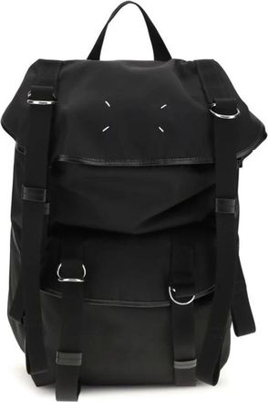 Maison Margiela High Tech Rugzak - Heren - Tassen - Zwart - Maat: ONE Size Katoen