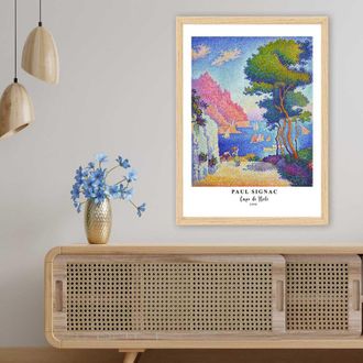 Dmora Cuadro Mimeka, Estructura De Tela, Madera Nobilitada, 35x45h Cm Multicolor