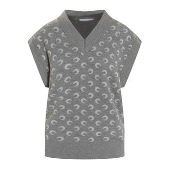 Marine Serre Uomo, Maglie, Grigio, S, new