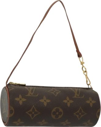 Louis Vuitton Papillon Pochette Monogram Canvas Brown Canvas Bag (Pre-Owned)