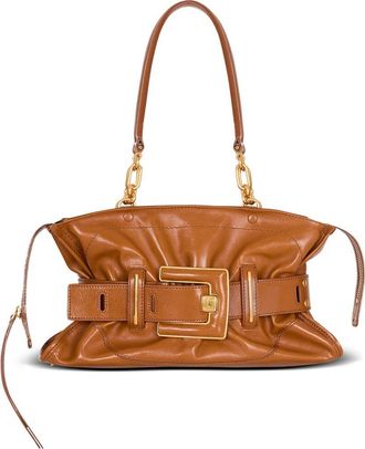 Balmain Calfskin leather Anthem bag in Brown at Nordstrom