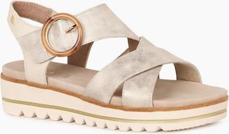 Soft Line Womens Colorado Womens Sandals - Tan - Size: 3.5