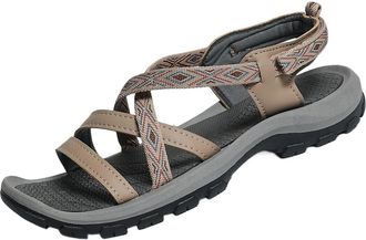 Generic Womens Walking Sandals Casual Open Toe Hiking Shoes Stylish Classic Breathable Non-Slip Comfortable Outdoor Sports Sandals Trekking Summer