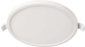 Trade Shop Trade Shop Traesio - Trade Shop - Plafoniera Tonda Moderna Incasso 18 Cm Faretto Pannello Led 12 W Luce Calda 230v